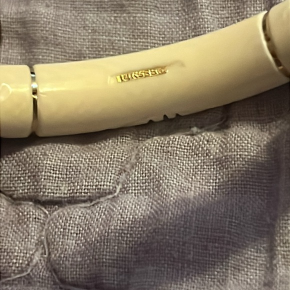 Antique Pre ban ivory 14k 585 carved bracelet - Picture 4 of 4